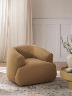 Bouclé fauteuil Sofia^Westwing Collection New