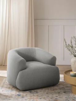 Bouclé fauteuil Sofia^Westwing Collection New