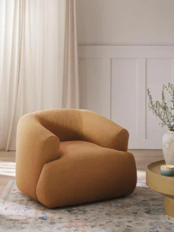 Bouclé fauteuil Sofia^Westwing Collection New