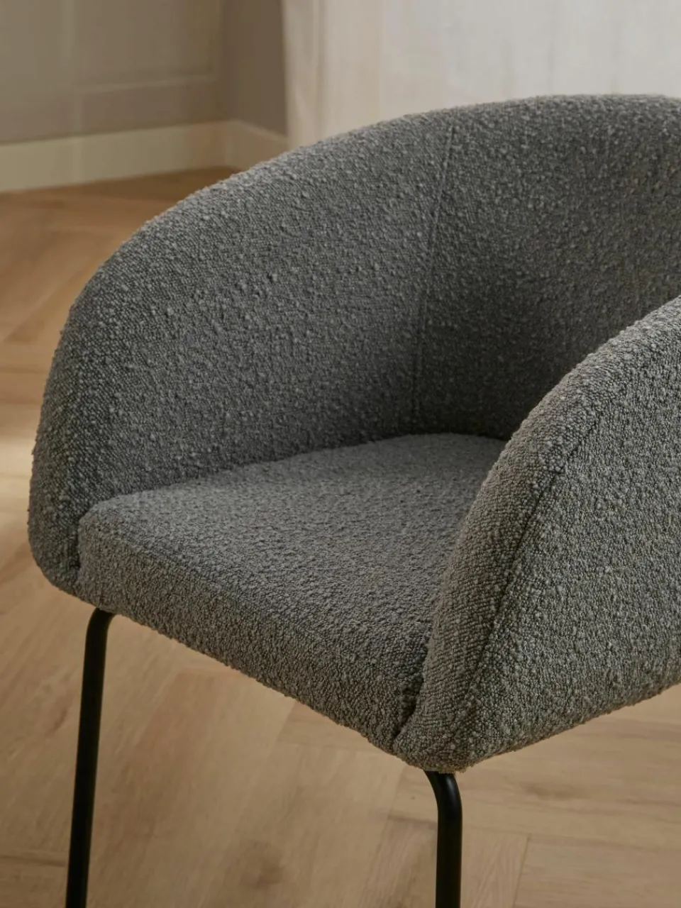 Bouclé fauteuils Alani, 2 stuks^Westwing Collection Sale