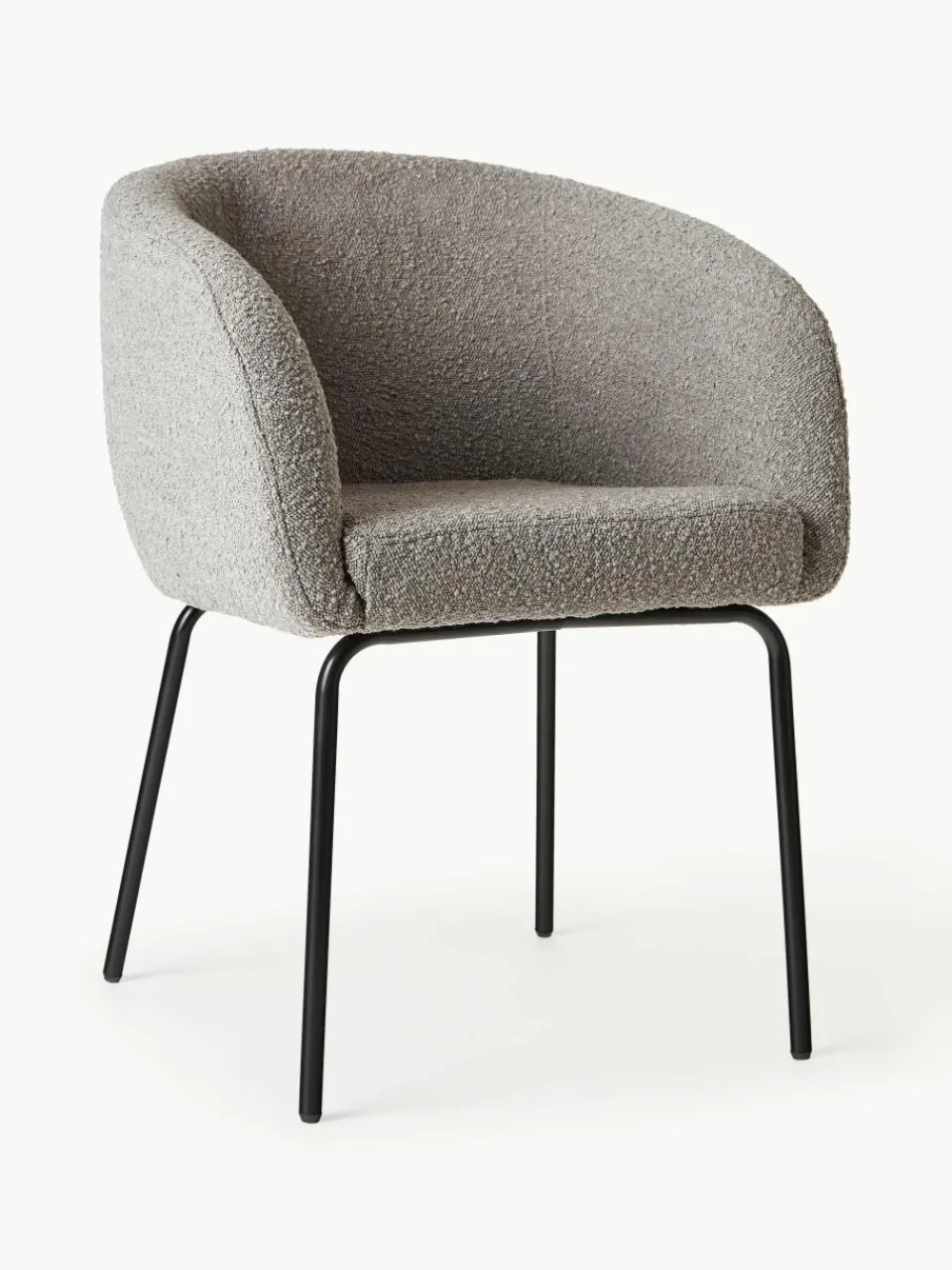 Bouclé fauteuils Alani, 2 stuks^Westwing Collection Hot