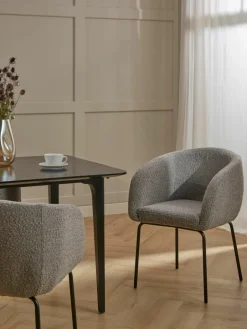 Bouclé fauteuils Alani, 2 stuks^Westwing Collection Hot