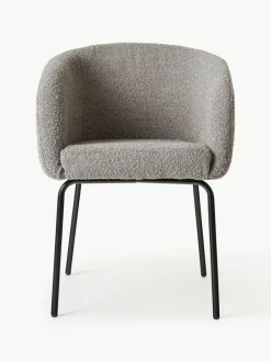 Bouclé fauteuils Alani, 2 stuks^Westwing Collection Hot