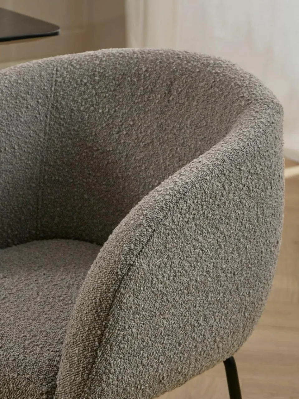 Bouclé fauteuils Alani, 2 stuks^Westwing Collection Hot