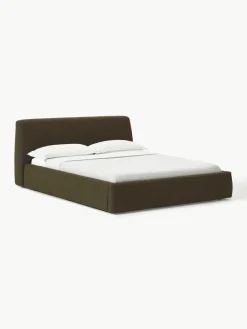 Bouclé gestoffeerd bed Cloud^Westwing Collection Best