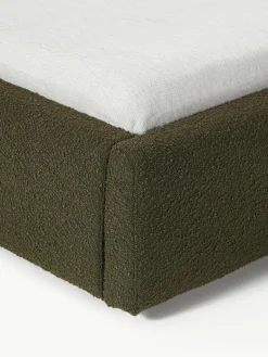 Bouclé gestoffeerd bed Cloud^Westwing Collection Best