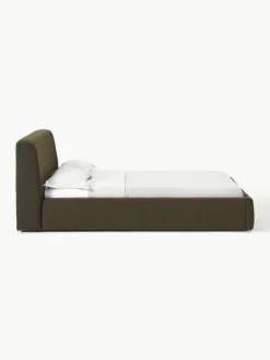 Bouclé gestoffeerd bed Cloud met opbergruimte^Westwing Collection Clearance