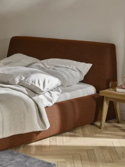 Bouclé gestoffeerd bed Cloud^Westwing Collection Best