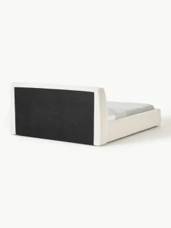 Bouclé gestoffeerd bed Cloud^Westwing Collection Fashion