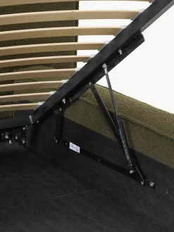 Bouclé gestoffeerd bed Lennon met opbergruimte^Westwing Collection Clearance