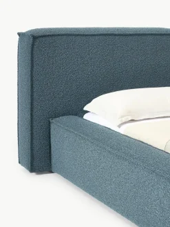 Bouclé gestoffeerd bed Lennon^Westwing Collection Best