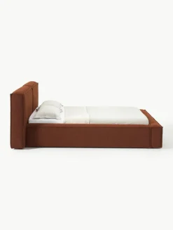 Bouclé gestoffeerd bed Lennon^Westwing Collection Best