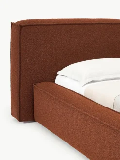 Bouclé gestoffeerd bed Lennon^Westwing Collection Best