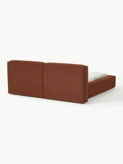 Bouclé gestoffeerd bed Lennon met opbergruimte^Westwing Collection Discount