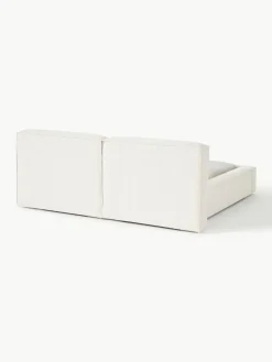 Bouclé gestoffeerd bed Lennon met opbergruimte^Westwing Collection Online