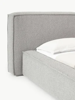 Bouclé gestoffeerd bed Lennon met opbergruimte^Westwing Collection Outlet