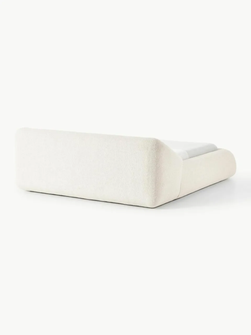 Bouclé gestoffeerd bed Sofia^Westwing Collection Discount