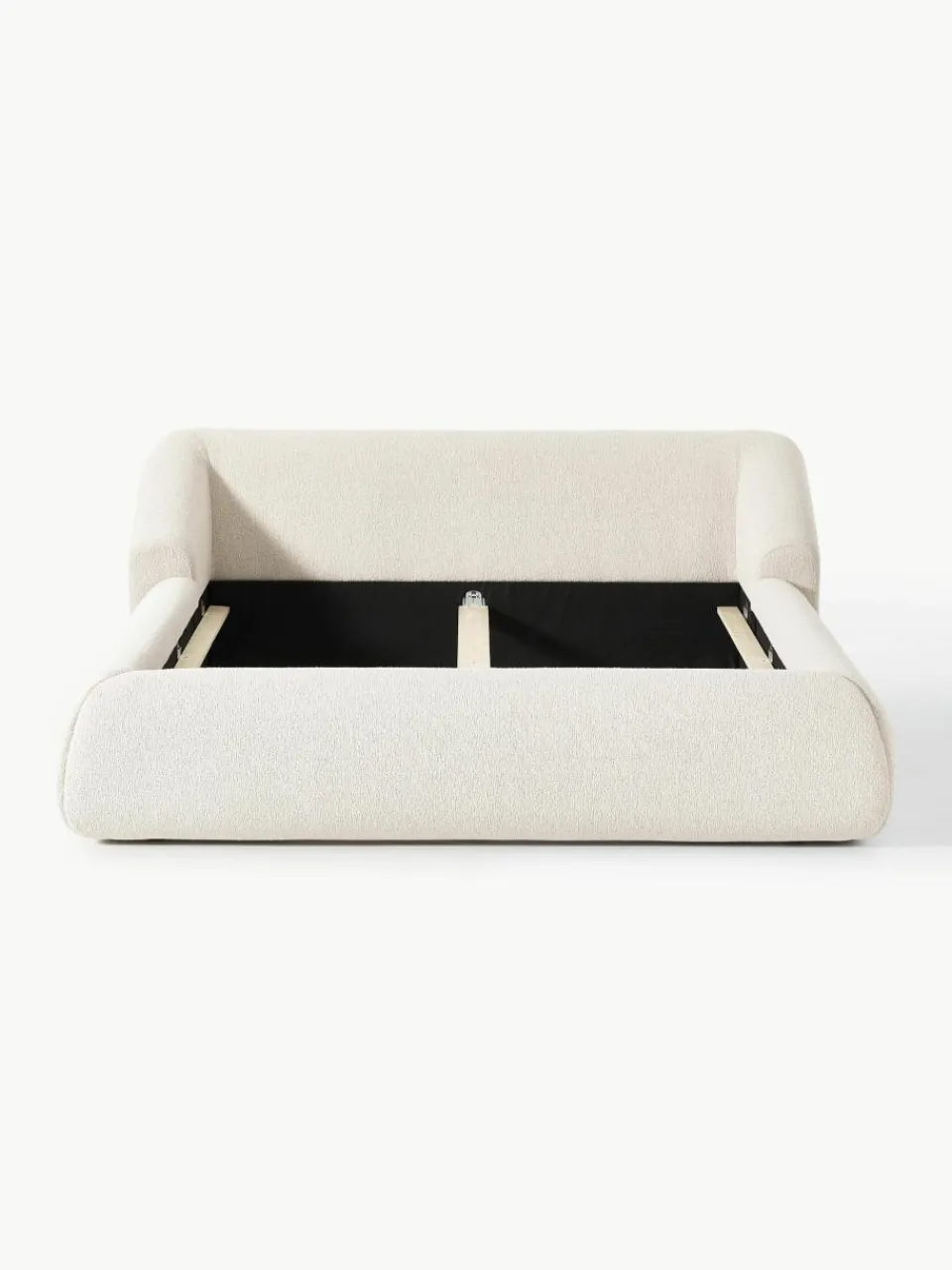 Bouclé gestoffeerd bed Sofia^Westwing Collection Discount
