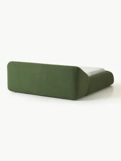 Bouclé gestoffeerd bed Sofia^Westwing Collection Online