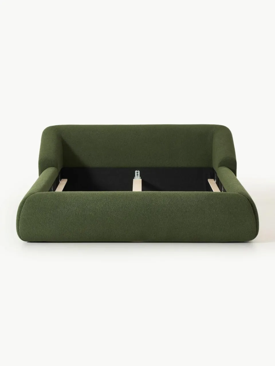 Bouclé gestoffeerd bed Sofia^Westwing Collection Online