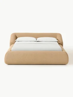 Bouclé gestoffeerd bed Sofia^Westwing Collection Sale