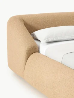 Bouclé gestoffeerd bed Sofia^Westwing Collection Sale
