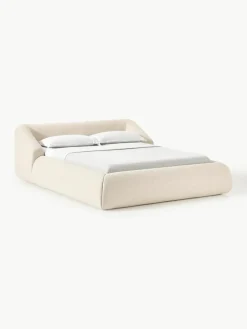 Bouclé gestoffeerd bed Sofia^Westwing Collection Sale