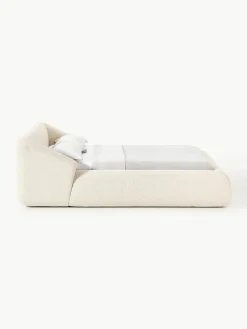 Bouclé gestoffeerd bed Sofia^Westwing Collection Sale