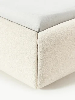 Bouclé gestoffeerd bed Sofia^Westwing Collection Sale