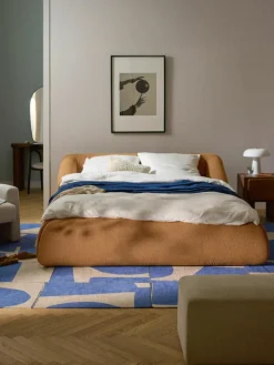 Bouclé gestoffeerd bed Sofia^Westwing Collection Clearance