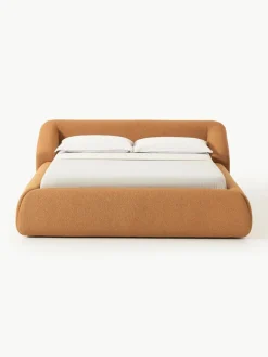 Bouclé gestoffeerd bed Sofia^Westwing Collection Clearance