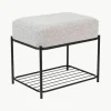 Bouclé gestoffeerde kruk Milou^Westwing Discount
