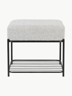 Bouclé gestoffeerde kruk Milou^Westwing Discount