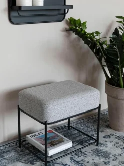 Bouclé gestoffeerde kruk Milou^Westwing Discount