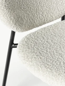 Bouclé gestoffeerde stoelen Ulrica, 2 stuks^Westwing Collection Hot