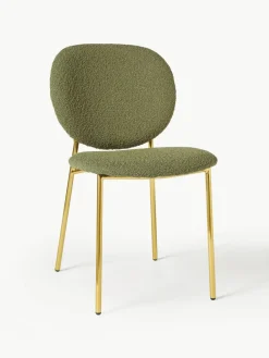 Bouclé gestoffeerde stoelen Ulrica, 2 stuks^Westwing Collection Online