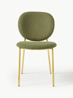 Bouclé gestoffeerde stoelen Ulrica, 2 stuks^Westwing Collection Online