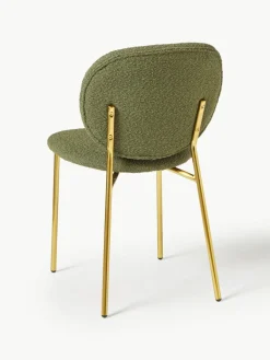 Bouclé gestoffeerde stoelen Ulrica, 2 stuks^Westwing Collection Online
