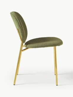 Bouclé gestoffeerde stoelen Ulrica, 2 stuks^Westwing Collection Online