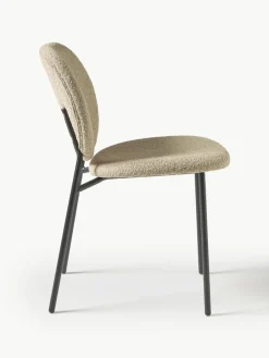 Bouclé gestoffeerde stoelen Ulrica, 2 stuks^Westwing Collection Discount