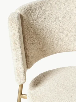 Bouclé gestoffeerde stoelen Samantha, 2 stuks^Westwing Collection Outlet