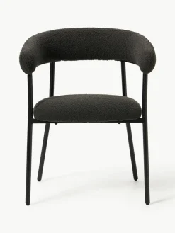 Bouclé gestoffeerde stoelen Thiago, 2 stuks^Westwing Collection Clearance