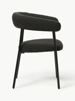 Bouclé gestoffeerde stoelen Thiago, 2 stuks^Westwing Collection Clearance