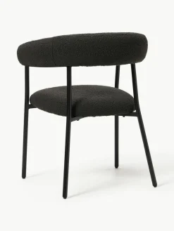 Bouclé gestoffeerde stoelen Thiago, 2 stuks^Westwing Collection Clearance