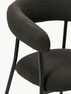 Bouclé gestoffeerde stoelen Thiago, 2 stuks^Westwing Collection Clearance