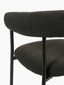 Bouclé gestoffeerde stoelen Thiago, 2 stuks^Westwing Collection Clearance