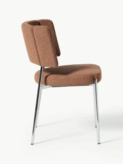 Bouclé gestoffeerde stoelen Samantha, 2 stuks^Westwing Collection Hot