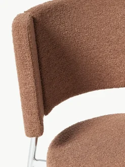 Bouclé gestoffeerde stoelen Samantha, 2 stuks^Westwing Collection Hot