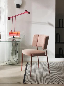 Bouclé gestoffeerde stoelen Samantha, 2 stuks^Westwing Collection Discount