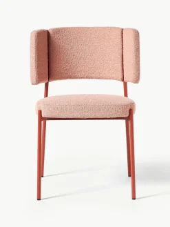 Bouclé gestoffeerde stoelen Samantha, 2 stuks^Westwing Collection Discount